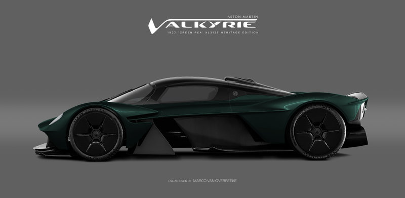 Illustration for article titled The Aston Martin Valkyrie Looks Especially Good In Classic Racing Liveries